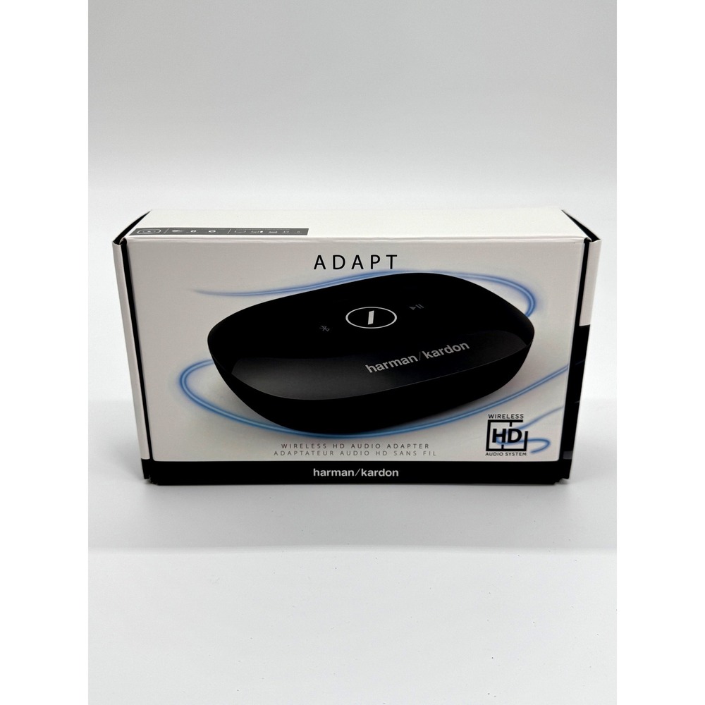 Harman Kardon Adapt Wireless HD Audio Adapter Black HKADAPTBLKAM New
